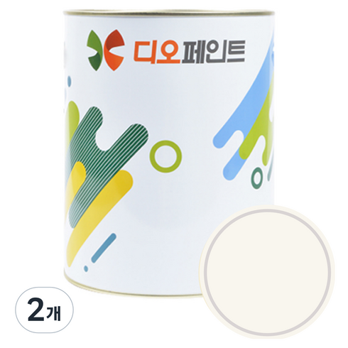 디오페인트 세라믹 플러스 결로 곰팡이 방지용 페인트, 뉴트럴2 로얄화이트, 5.3kg, 2개