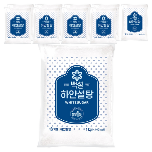 백설 하얀설탕, 1kg, 10개