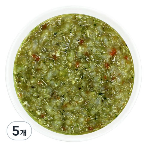짱죽 실온이유식 9개월부터 중기 죽2, 한우두부비타민채죽, 160g, 5개