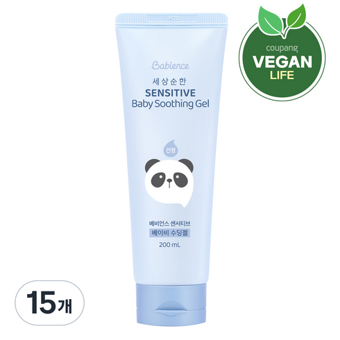 베비언스 세상순한 센서티브 베이비 수딩젤, 200ml, 15개