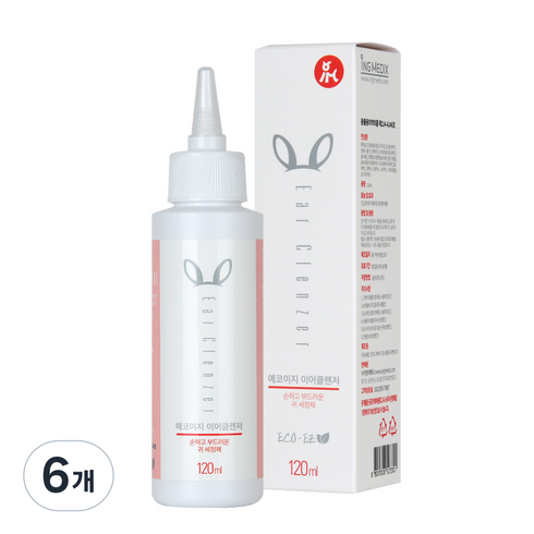 아이앤지메딕스 에코이지 클렌저, 120ml, 6개