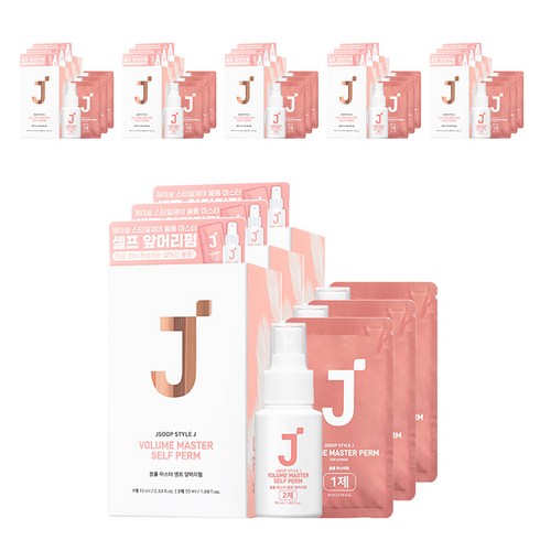제이숲 스타일제이 볼륨 마스터 셀프 앞머리 펌 모든모발용, 100ml, 6개