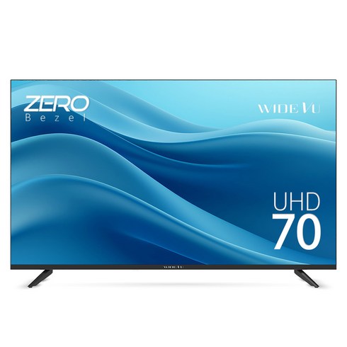 와이드뷰 4K UHD DLED 고화질 TV, 177cm(70인치), EKW70UT1, 무타공 벽걸이형(추가비용발생), 방문설치