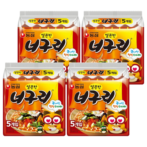 너구리 얼큰한 120g, 20개