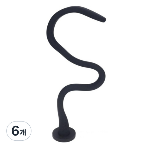 디블릭 세탁기 건조기 문닫힘 방지 도어클립, 블랙, 6개