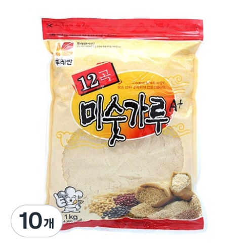 뚜레반 12곡 미숫가루, 10개, 1kg