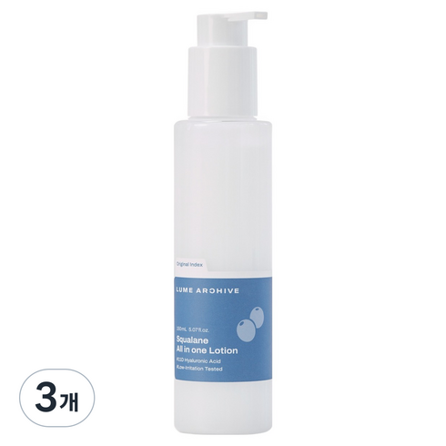 루메아카이브 스쿠알란 올인원 로션, 3개, 150ml