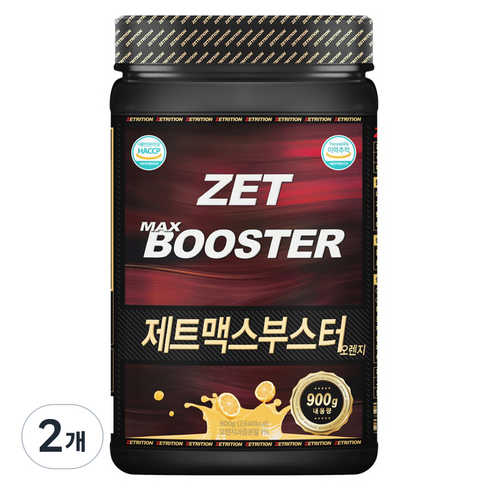제트리션 제트맥스부스터 오렌지, 900g, 2개