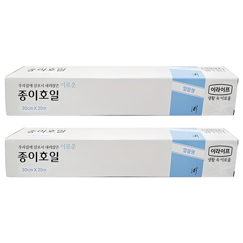 롯데이라이프 이로운 종이호일, 2개, 1개입, 20m