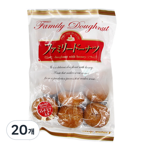 메이지 패밀리 도넛, 130g, 20개