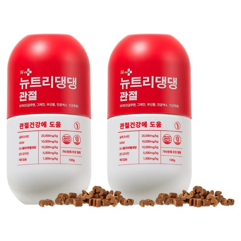 헬로마이펫 뉴트리 댕댕 영양제, 100g, 뼈/관절강화, 2개