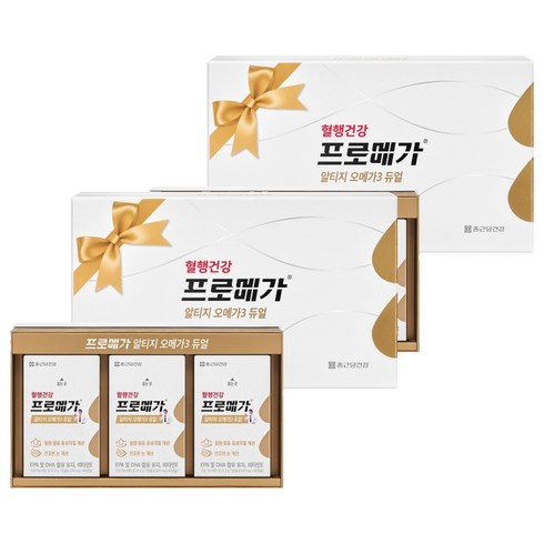 프로메가 알티지 오메가3 듀얼 선물세트, 180정, 2개