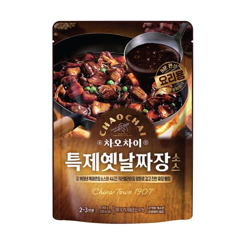 차오차이 특제옛날짜장 소스, 165g, 1개