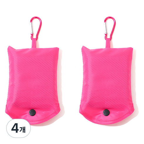 알로데 파우치 휴대용 스포츠 타월 30 x 90 cm, 03 로즈레드, 4개