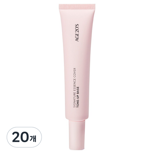 에이지투웨니스 시그니처 에센스 커버톤업 베이스 40ml, 01 핑크, 20개