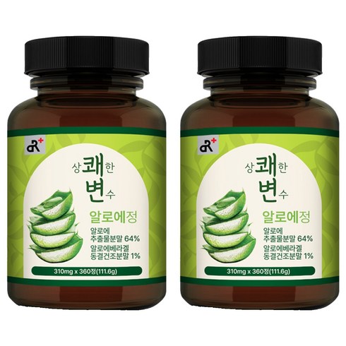 두리농산 상쾌한 변수 알로에정, 2개, 111.6g