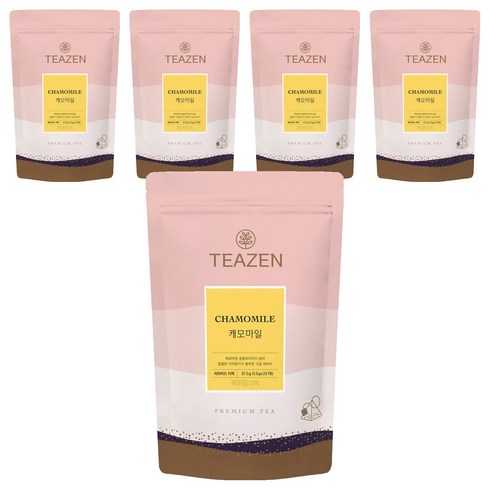 티젠 캐모마일 25p, 25개입, 5개, 1.5g
