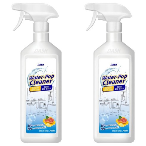 DASH 워터팝 물때 클리너, 750ml, 2개