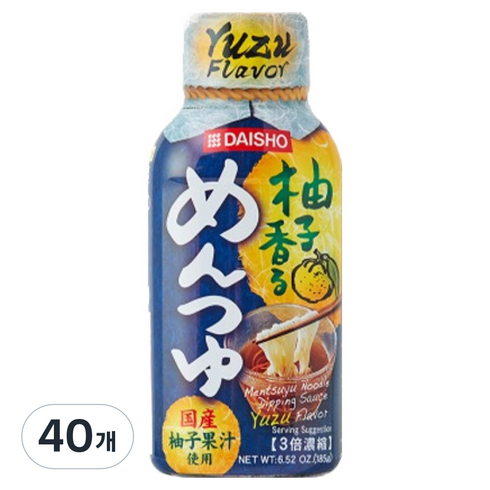 다이쇼 유즈 멘쯔유 소스, 185g, 40개