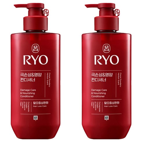 려 함빛 극손상 & 영양 컨디셔너, 480ml, 2개