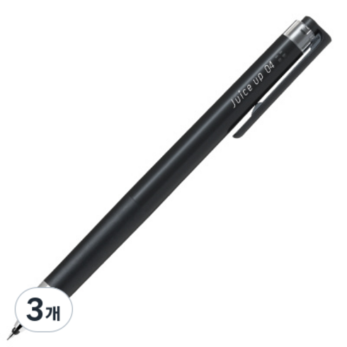 파이롯트 쥬스업 볼펜 0.4mm, 블랙, 3개