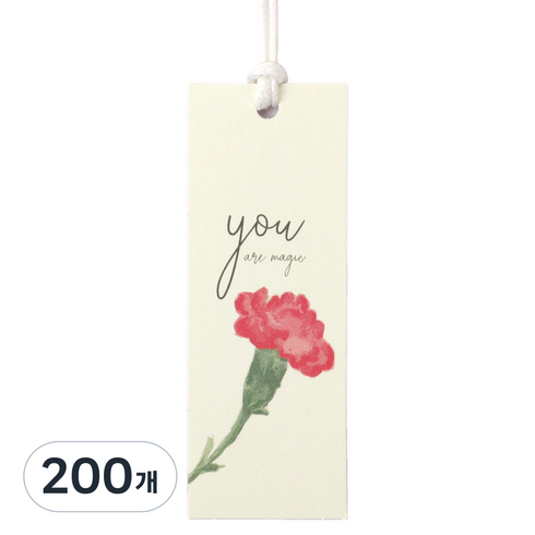 인디케이 매직 카네이션 텍 100p, 혼합색상, 200개