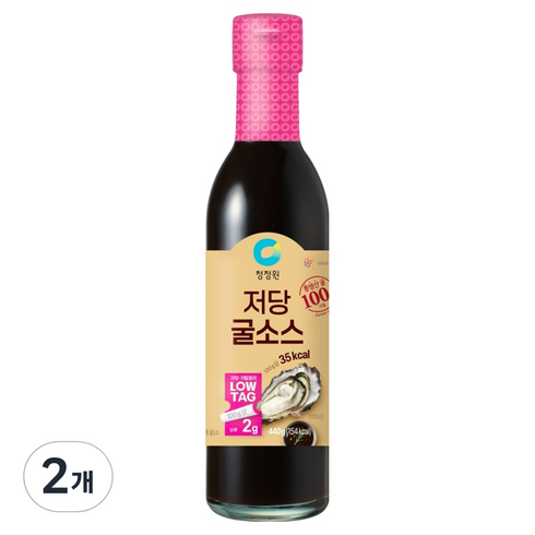 청정원 저당 굴소스, 440g, 2개