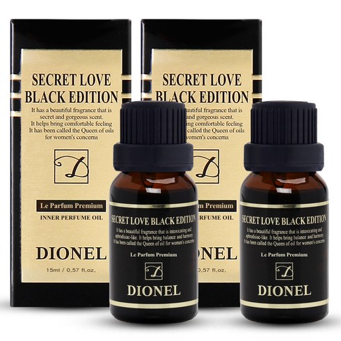 디오넬 시크릿 러브 블랙에디션, 15ml, 2개