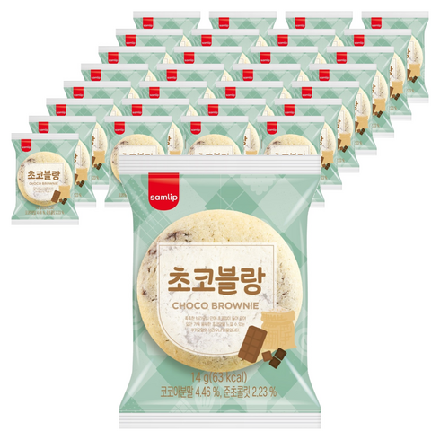 삼립 초코블랑 쿠키, 14g, 180개