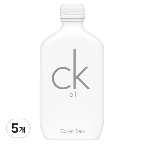 캘빈클라인 CK all 오 드 뚜왈렛, 100ml, 5개