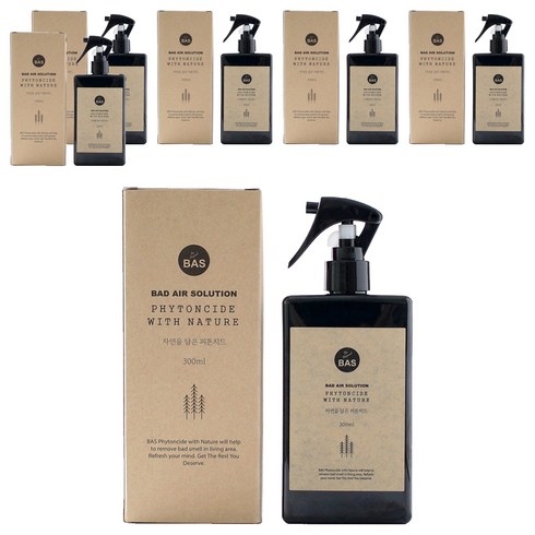 BAS 자연을 담은 피톤치드 본품, 300ml, 6개