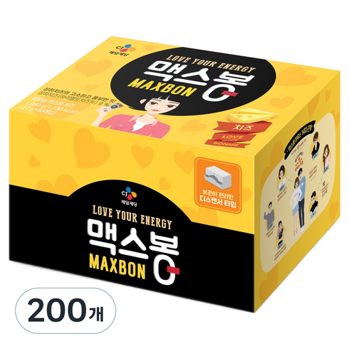 맥스봉 치즈, 27g, 200개