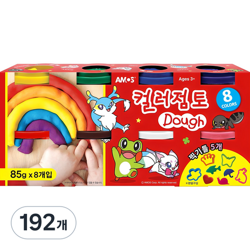 아모스 칼라점토, 혼합색상, 85g, 192개