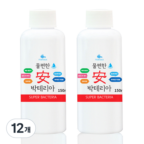 모비딕 물편한 박테리아, 150ml, 12개