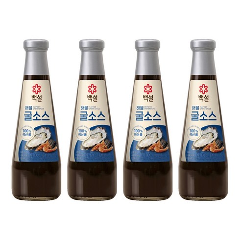 백설 해물 굴소스, 500g, 4개