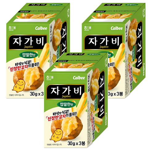 자가비 짭짤한 맛 3p, 90g, 3개