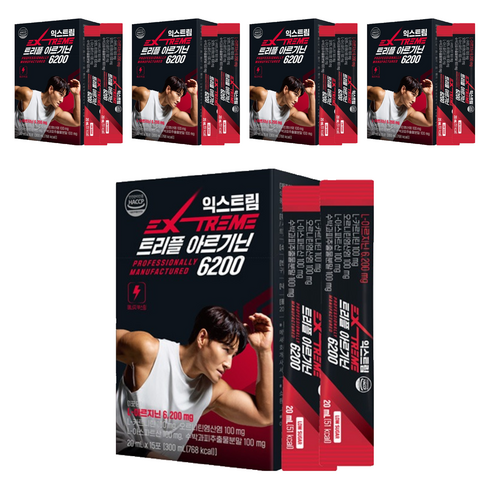 익스트림 트리플 아르기닌 6200mg, 300ml, 5개