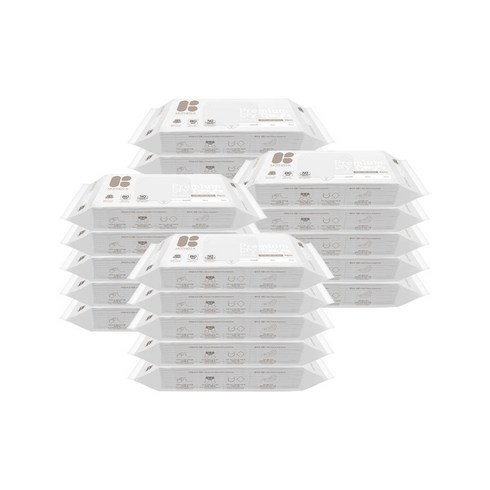 마더케이 신생아용 프리미엄 순면 건티슈, 60g, 40매, 20개