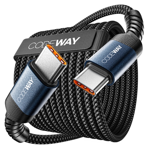 코드웨이 PD 60W C to C타입 초고속 충전케이블, 3m, 블루, 1개