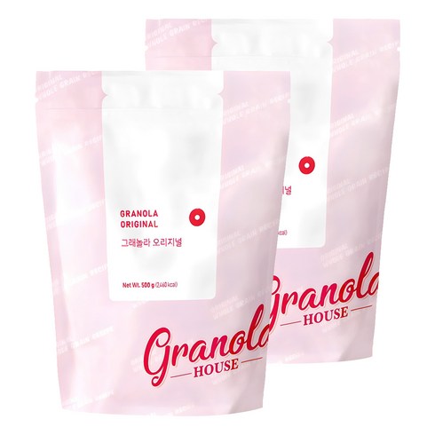 그래놀라하우스 리필용 그래놀라 오리지널, 500g, 2개