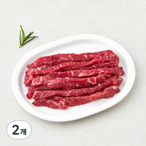 국내산 1등급 한우 잡채용 (냉장), 150g, 2개