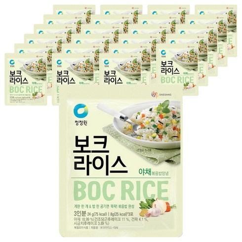 청정원 보크라이스 야채, 24g, 24개