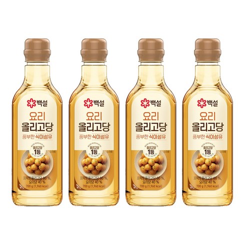 백설 요리 올리고당, 700g, 4개