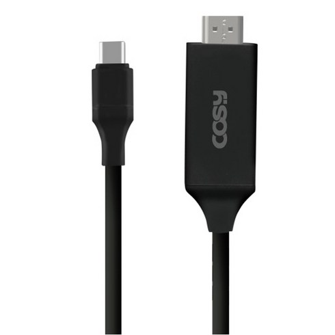코시 타입C HDMI 미러링 케이블 2m B3357HTC, 블랙, 1개, 본품