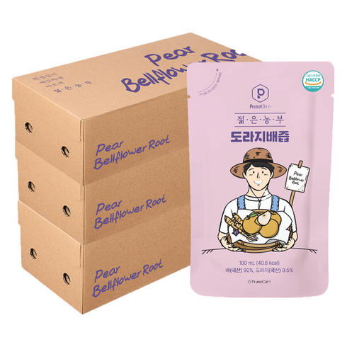 푸릇담 젊은농부 도라지배즙, 3L, 3개