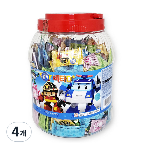 로보카폴리 비타D 플러스 550g, 500정, 4개
