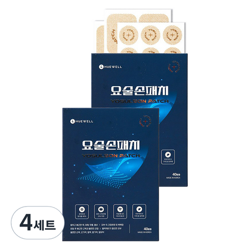 휴웰 근육 관절 요술손패치 대형 6p + 중형 24p + 소형 12p 세트, 4세트
