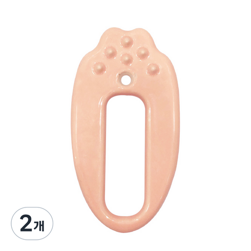 살롱드느바에 괄사 마사지 도구 65 x 117 x 10 mm, pink, 2개