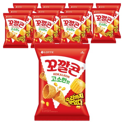 꼬깔콘 고소한맛, 134g, 12개