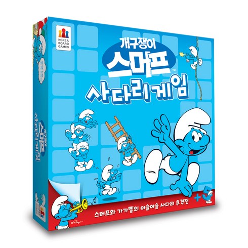 코리아보드게임즈 개구쟁이 스머프 사다리게임, 혼합색상, 1개